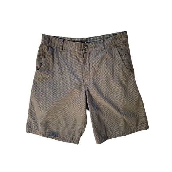 Lululemon Mens Shorts Size 36 Checkered Chino Metal Button Stretch Style - Picture 2 of 14